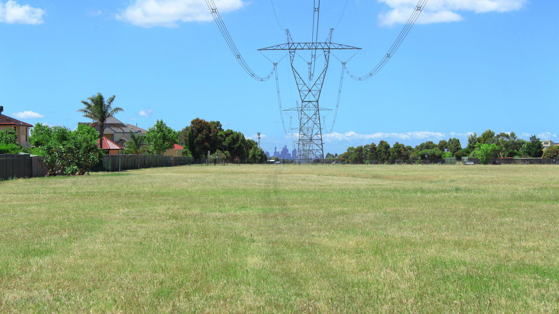 The 2.6 kilometre transmission line corridor in Melbourne's outer west.